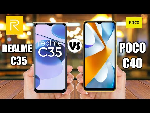 REALME C35 VS POCO C40.FULL COMPERSION REVIEW SIMPLIFICATION ⚡. which mobile one for better you.