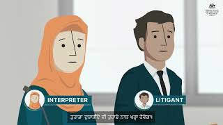 What do I need to know when I attend court for my migration case? video (Punjabi) - video thumbnail