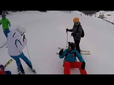 SGritSC - (Tonalina) Sciatori: "La pista non è vostra!" - Bambino investe snowboarder 20 02 2016