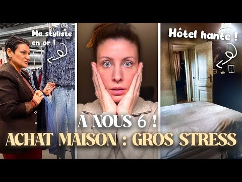 Stress de malade, hôtel hanté et préparation de gros projets !! 
