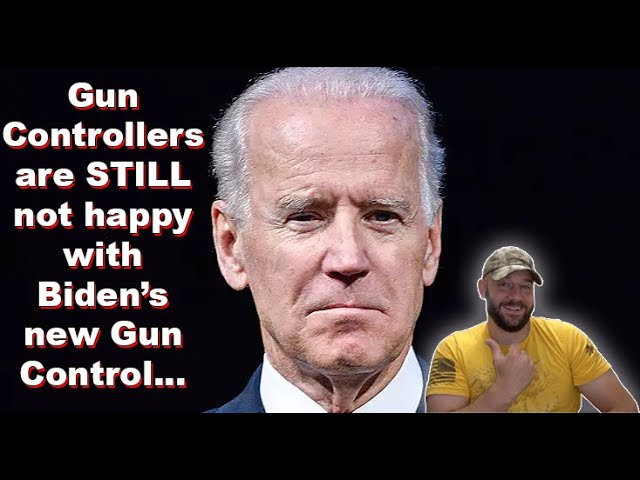 Gun Controllers ARE NOT happy with Biden’s new Gun Control… They are not shy about it either...