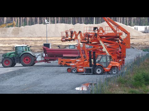 TESLA / Gigafactory 4 / 02.07.2021 / 4K / Der Betonguss / Teil2