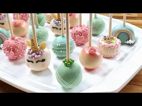 How to make Cake Pops at Home🍭Cake pop Decorating Tutorial