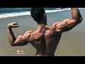 Bodybuilder Beach Photo Shoot Justin Watson Styrke Studio