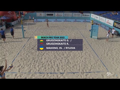 VW Beach Pro Tour2023, Women, GrudzinskaiteG./GrudzinskaiteR. - Makhno,In./Rylova,Poland, 08.09.2023