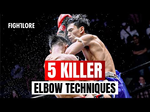 KILLER Elbow Techniques - 5 Deadly Muay Thai Elbow Strikes I Fightlore Official