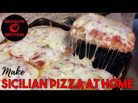 How to Make Sicilian Pizza at Home [NYC Best Sicilian Pizza] at Legendary Angelo's Pizzeria