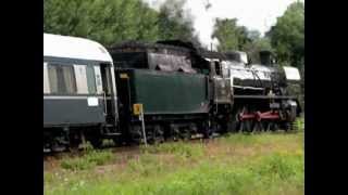 preview picture of video 'Finnish railways steam engine class Hr 1  number 1021 with express train'