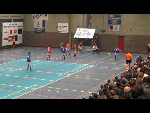 2e poulewedstrijd De Merino's - DOVO Jan Rebergen Zaalvoetbaltoernooi 2018