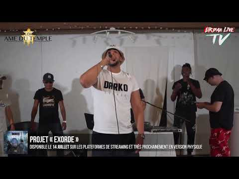 Rediffusion du Live de Darko à l'âme du Temple pour Urban Live TV