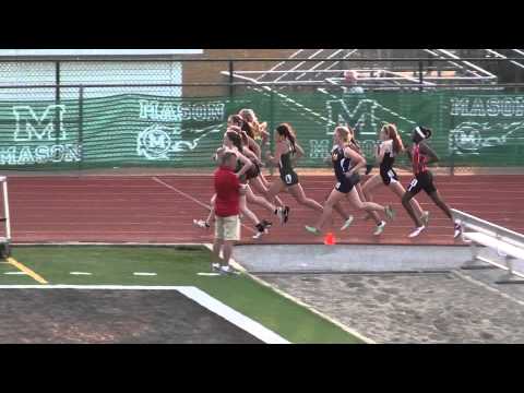2012 OHHSA Div 1 SW District Prelims - Girls 800m Run (heat 1/2)