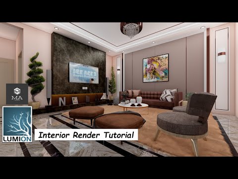 Lumion Tutorial for REALISTIC Interior Render in just 15 minutes