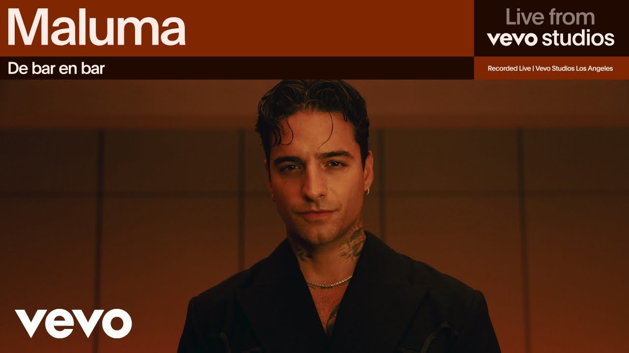 Maluma - De bar en bar | Live from Vevo Studios