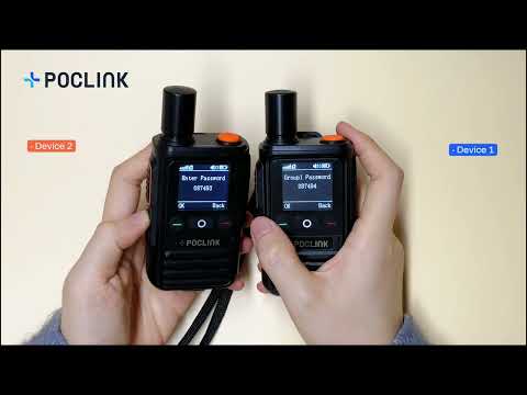 Poclink Radios Guide - How to Create & Join Group