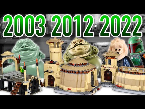 LEGO Star Wars BOBA FETT's/JABBA's PALACE Comparison! (4480, 9516, 75326 | 2003, 2012, 2022)