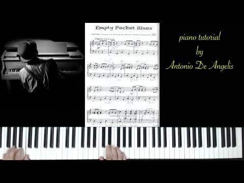 W. Schaum - Empty Pocket blues - piano tutorial by Antonio De Angelis