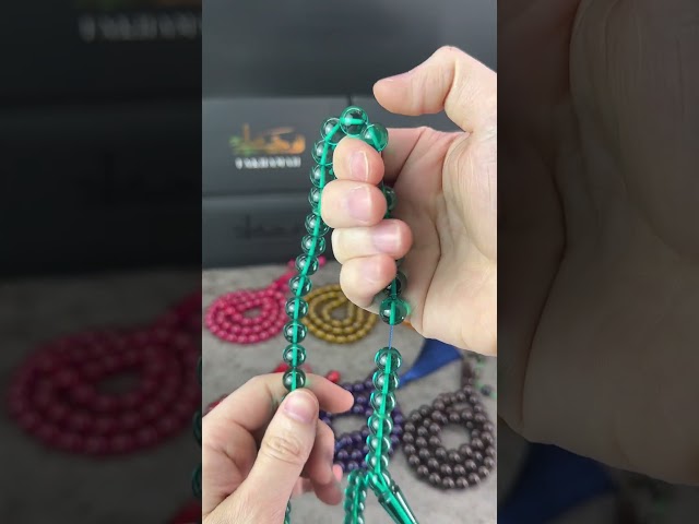 مسباح زعفراني تركواز أخضر