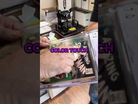 Using a LASER to fix a Comic!? 👀⚠ w/ @ImmaculateComics  #comicbooks