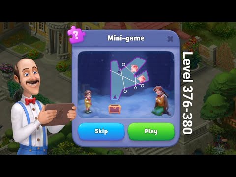 Gameplay Gardenscapes Level 376-380