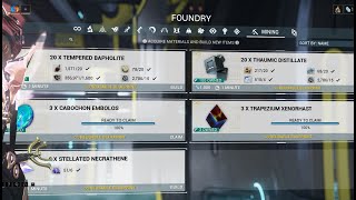 How to farm EMBLOS and XENORHAST in WARFRAME #warframe #necramech  #EMBLOS