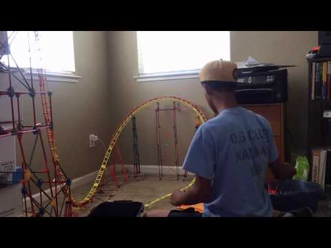 K'NEX Millennium Force recreation time lapse construction #2