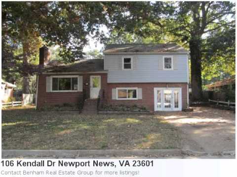 106 Kendall Dr Newport News, Va Is A Pretty 3 Bedroom, 2 Bat