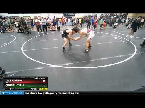 170 Lbs Cons. Round 1 - Luke Johnson, OK Vs Albert Manzini, FL D5fd