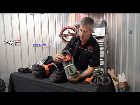 Bubba Rope Kinetic recovery rope and the new Gator Jaw Shackle!  PowerModz!