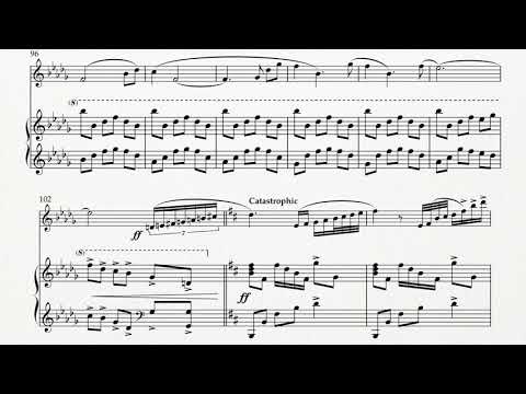 Herman Beeftink - "Rising Oceans" Piccolo and Piano (Sheet Music)