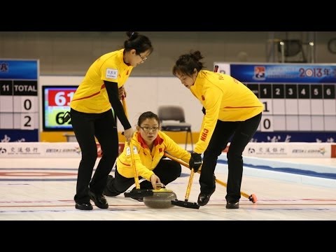 CURLING: CHN-CZE Olympic Qual 2013 - Women Draw 3