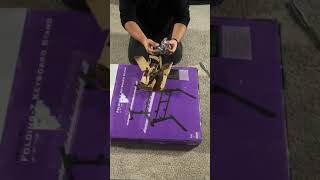 Video thumbnail for Unboxing On-Stage KS7365EJ Folding Z (Dual Tier Keyboard Stand) #short by Ronnie Andrade
