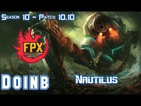 FPX Doinb NAUTILUS vs LUCIAN Mid - Patch 10.10 KR Ranked
