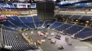 Amway Center Flawlessly Flips Three Events in Two Days (Time-Lapse)