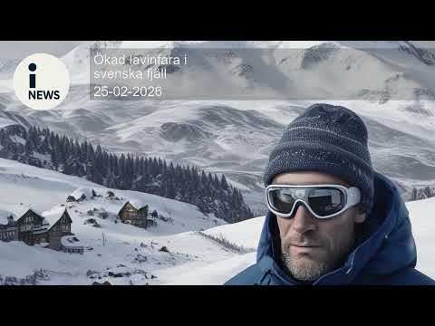 Ökad lavinfara i svenska fjäll