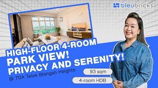 Singapore HDB | Telok Blangah Ridgeview : High Floor 4-Room  ($920K) | Home Tour