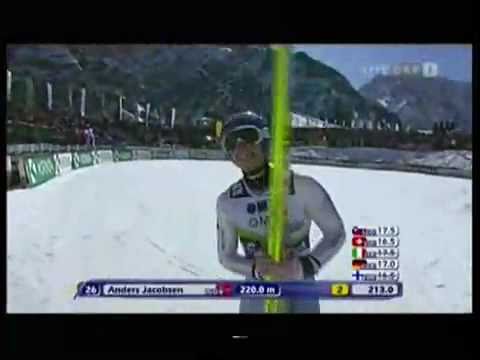 Anders Jacobsen Planica 2009 1. Durchgang 1. Versuch 220m ORF