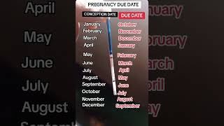 Pregnancy conception and due date. Calculate your pregnancy.