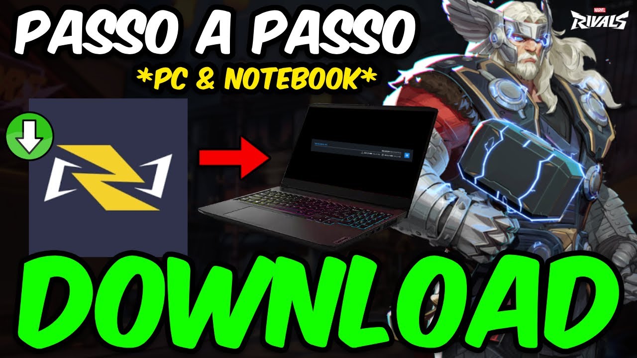 Como Baixar e Instalar MARVEL RIVALS no PC & Notebook [PASSO A PASSO]