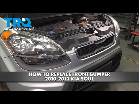 How to Replace Front Bumper Cover 2010-2013 Kia Soul