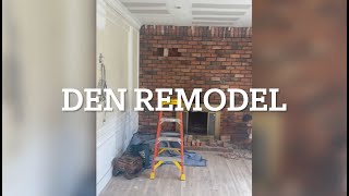 WE BOUGHT A HOUSE - DEN REMODEL PT 1