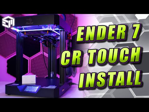 Creality Ender 7 CR Touch / BL Touch Installation Guide + Bonus RGB Light Install!