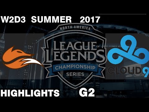 FOX vs C9 | Game 2 | HIGHLIGHTS | NA LCS SUMMER 2017 | Echo FOX vs Cloud9