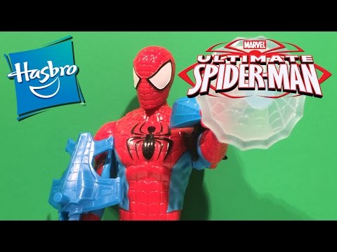 Ultimate Spider-Man with Electro Battle Gear Titan Hero Figure