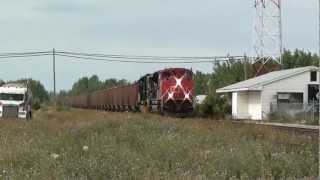 preview picture of video 'Freight train, Vanderhoof, BC, Canada'