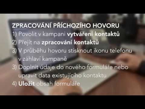 Zpracování příchozího hovoru