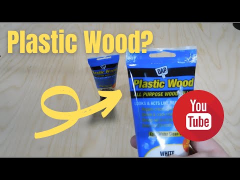 PLASTIC WOOD??? - DAP - Plastic Wood Latex Wood Filler - Review
