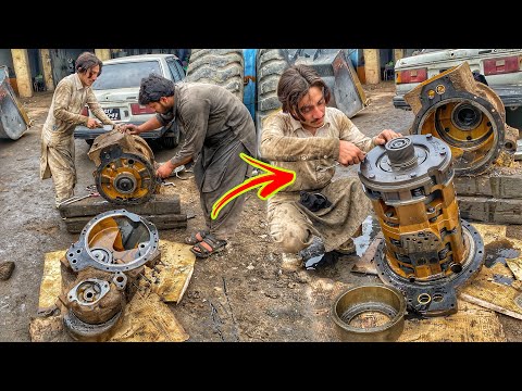 How to Rebuild Caterpillar Transmission | Cat 950 Transmission Repairing Process