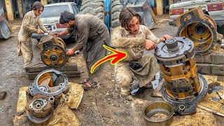 How to Rebuild Caterpillar Transmission | Cat 950 Transmission Repairing Process