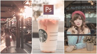 Peach Coloured Preset Photoshop 2020 Tutorial