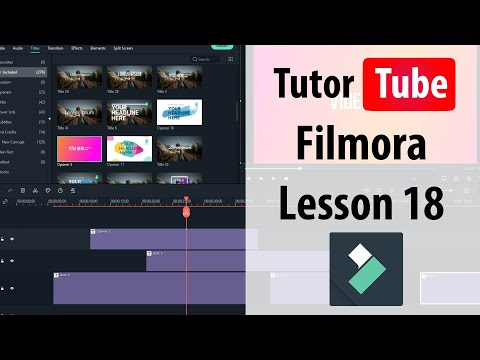 Filmora Tutorial Lesson 18 Adding Watermark or Logo in Videos